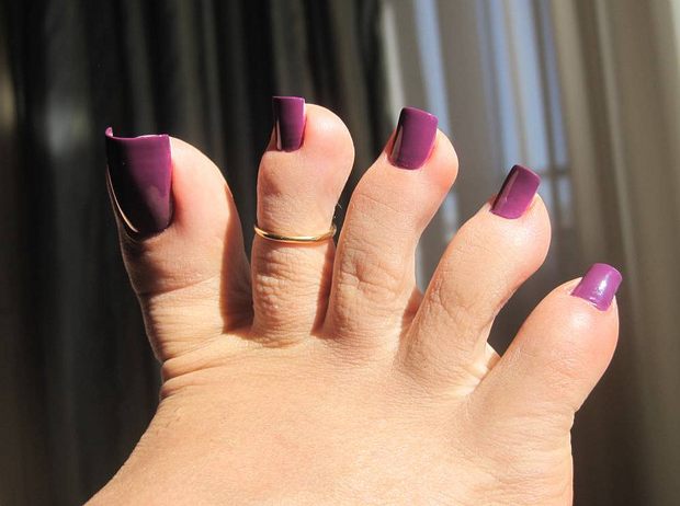 nail long sexy toe