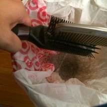 brush comb clean